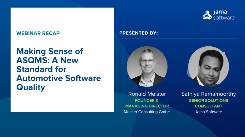 [Webinar Recap] Making Sense of ASQMS: A New Standard for Automotive Software Quality